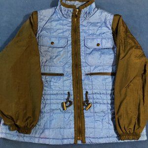 Vintage Active Club 90s Zip Sleeve Outdoors Pocket Pull String Men's Size Large